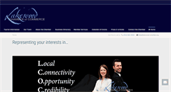 Desktop Screenshot of lakewood-chamber.org